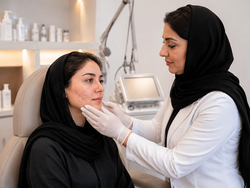 تنها مرکز تخصصی سابسیژن در رباط کریم و پرند برای درمان جای جوش عمیق و اسکار آکنه