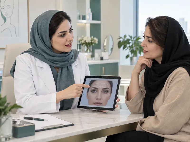 مشاوره تخصصی تزریق بوتاکس و بررسی خطوط صورت